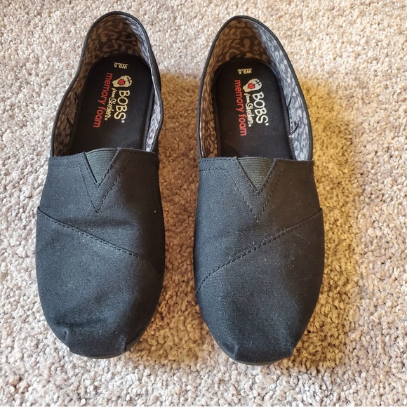 BOBS from Skechers Shoes - BOBS Plush Black Slip-Ons Size 9.5 Women’s